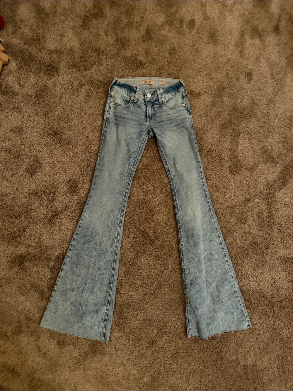 Women's Light Blue Flared Jeans